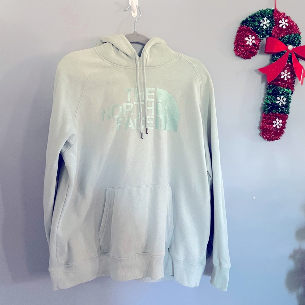 Men’s Xl north face hoodie blue green